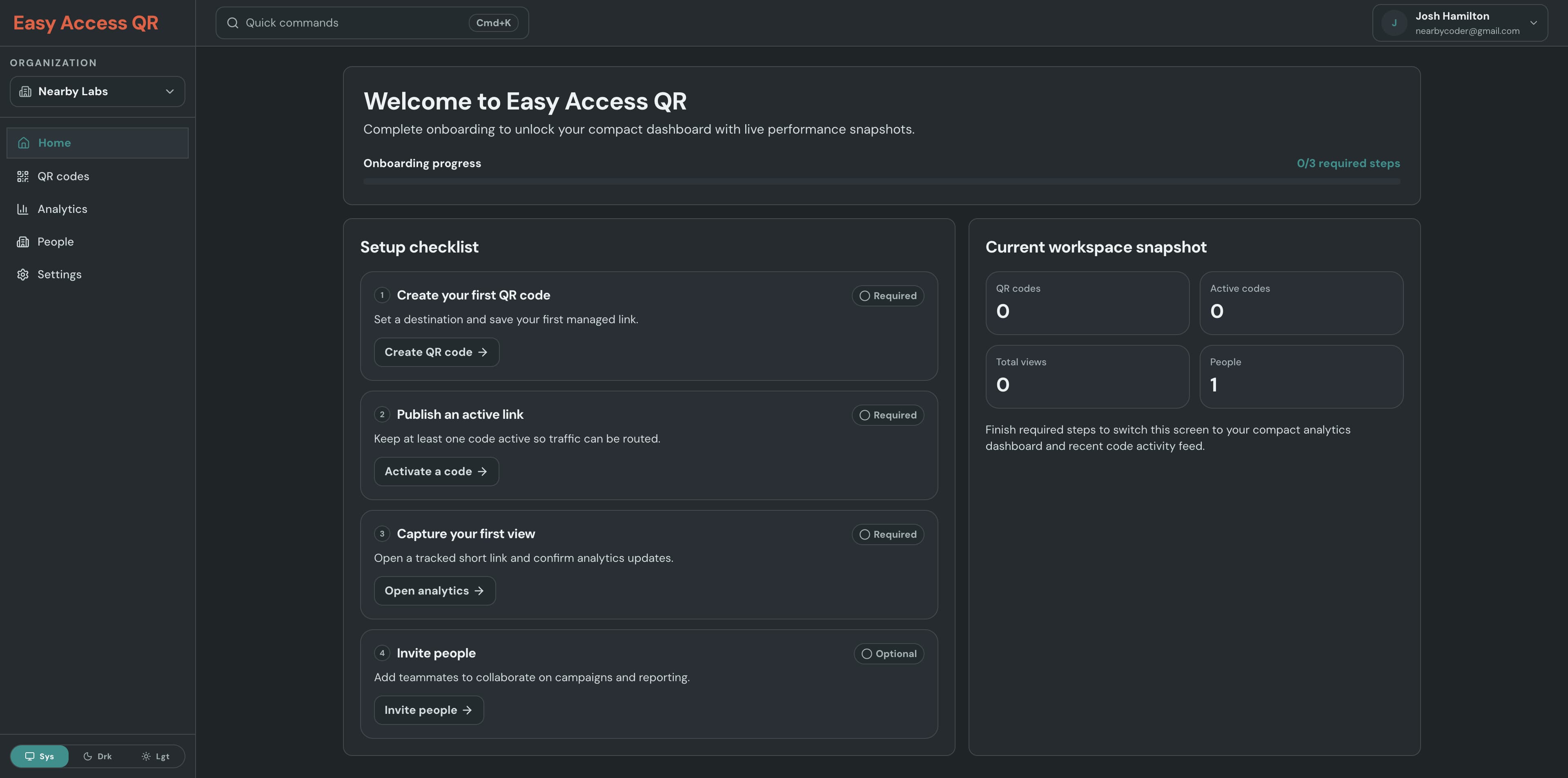 EasyAccessQR screenshot 1