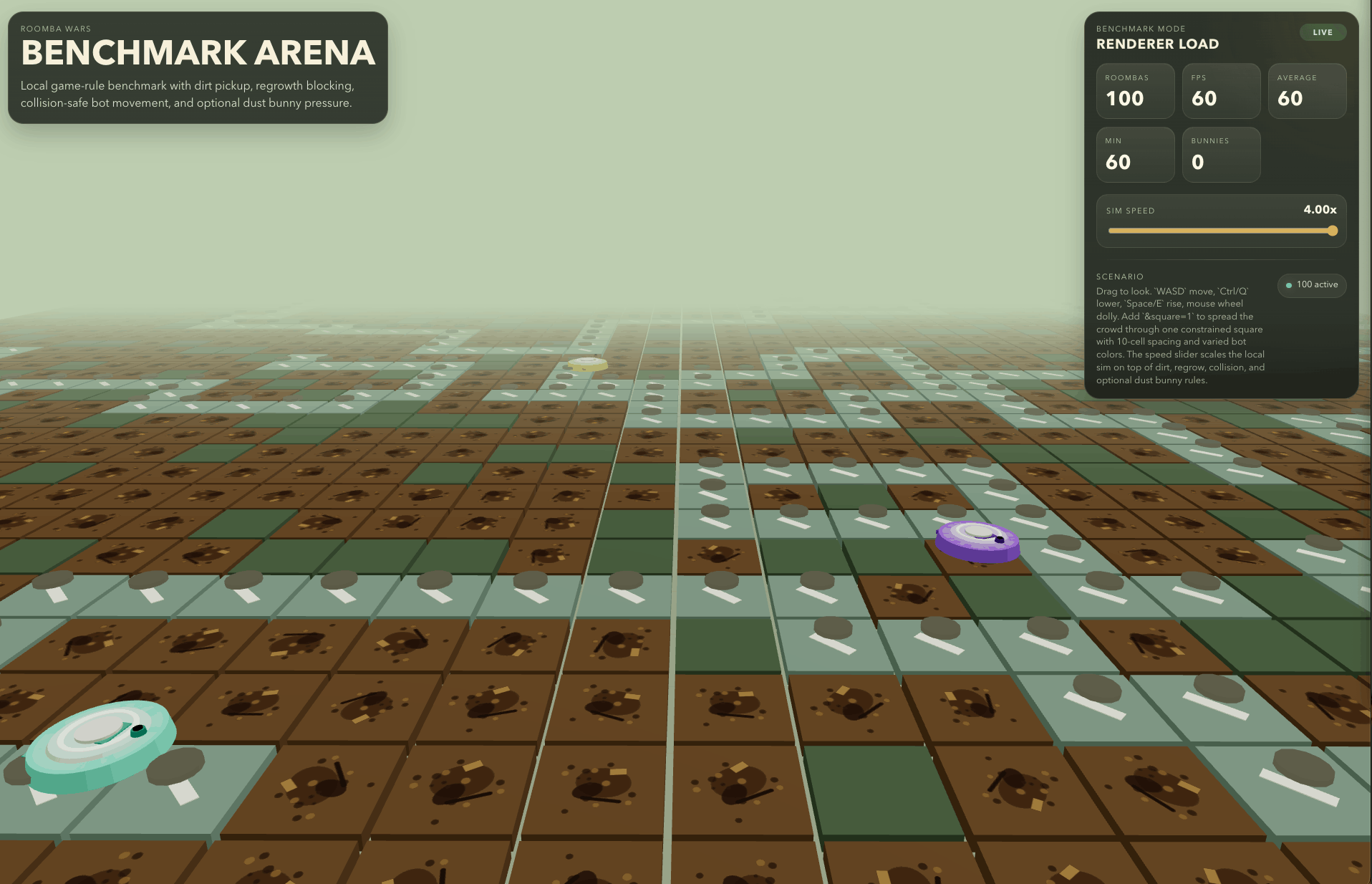 Roomba Wars screenshot two