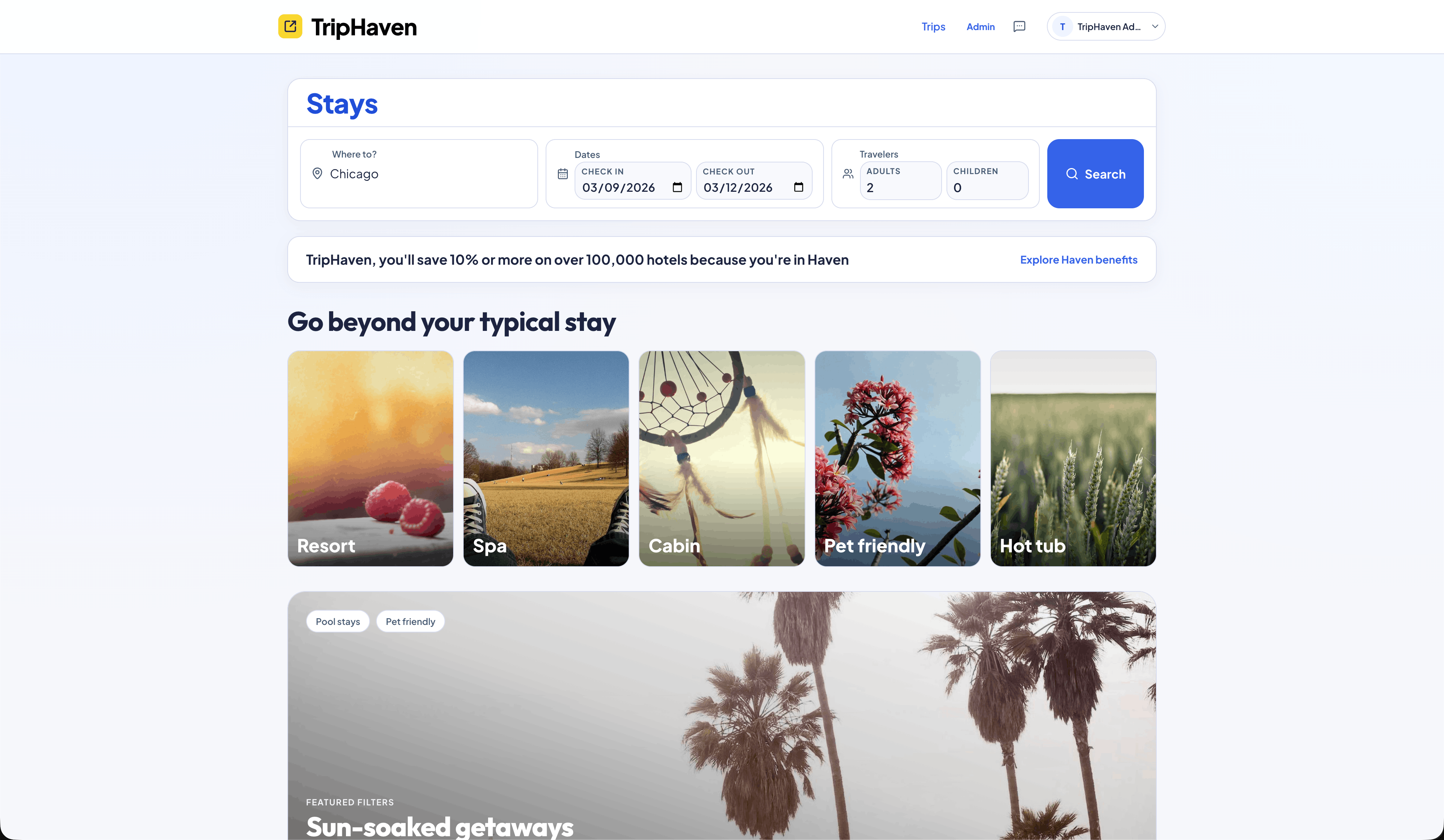 TripHaven screenshot